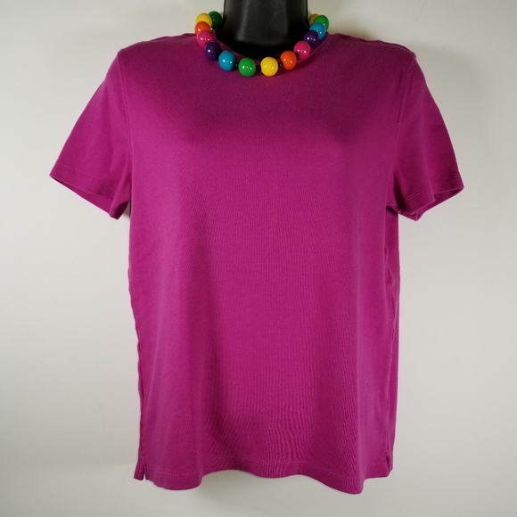 Pair of Solid Dressy T-Shirts, Size SP - Picture 2 of 7